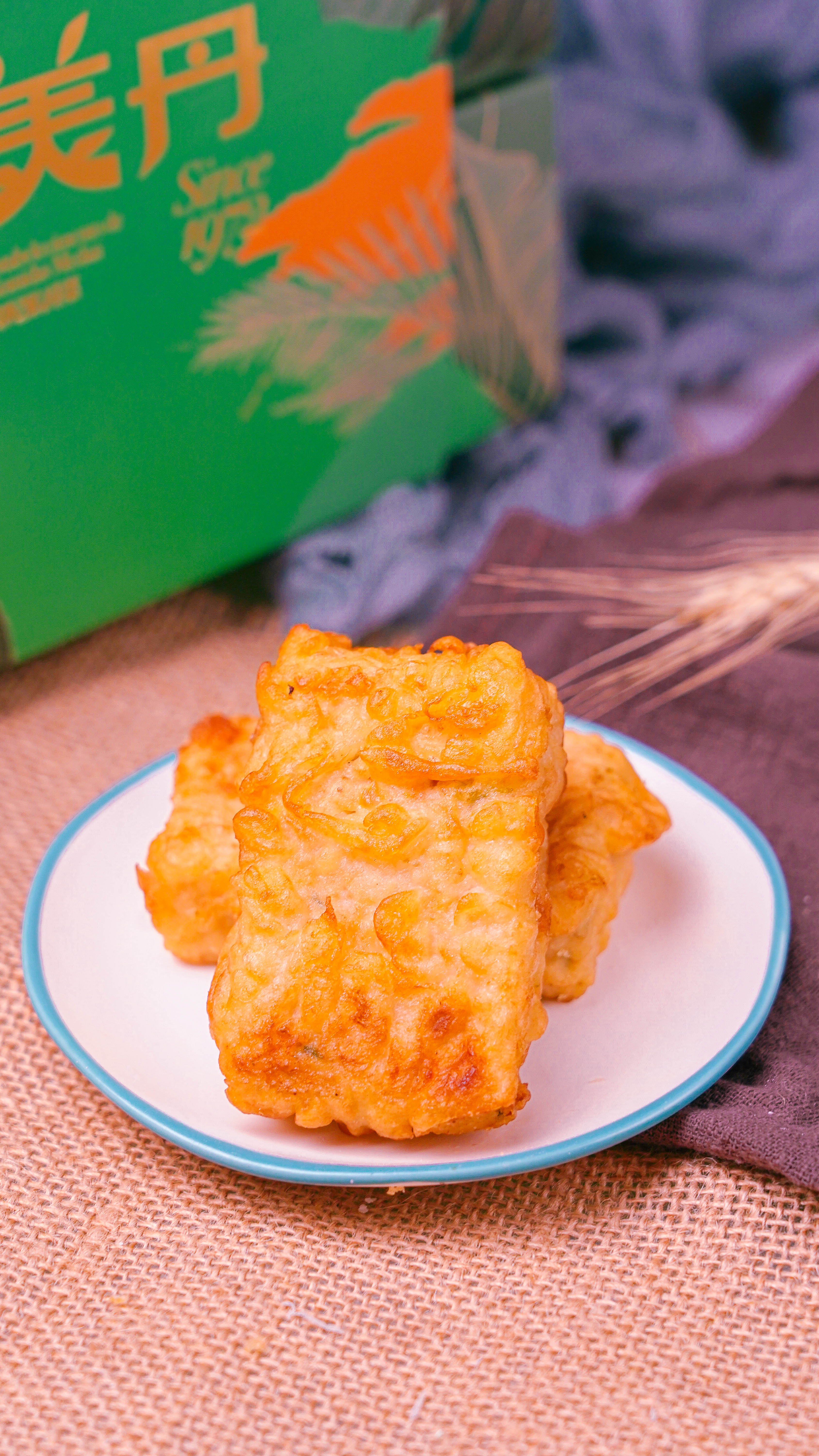 Noodle Cake with Shrimp